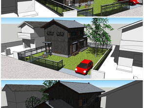 精品木屋建筑 美式风格别墅SU模型设计与机电系统集成